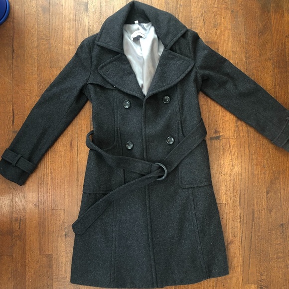 Charcoal Grey Steve Madden Peacoat - Picture 1 of 4